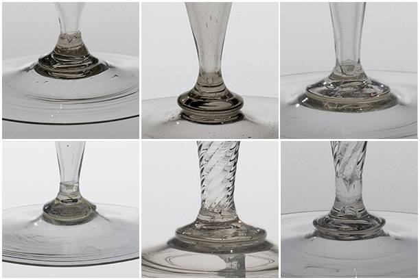 detail of goblet feet with merese