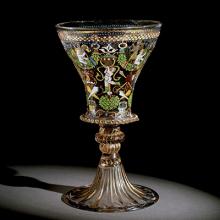 Goblet with Grotesque Decoration, Venice, Italy, about 1500-1525. 53.3.38.