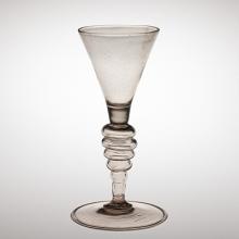 Wineglass, Italy, 1600-1650. Gift of Minnie L. Schuelein. 62.3.57.