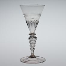 Wineglass, Venice, Italy, 1600-1699. Gift of Jerome Strauss. 74.3.163.