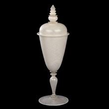 Covered Filigree Goblet, probably Venice, Italy, 1670-1720. Gift of The Ruth Bryan Strauss Memorial Foundation. 79.3.174.